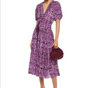 Ulla Johnson Purple & Pink Kerala Dress size 6